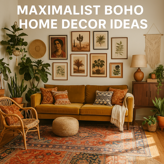 Maximalist Boho Home Decor Ideas