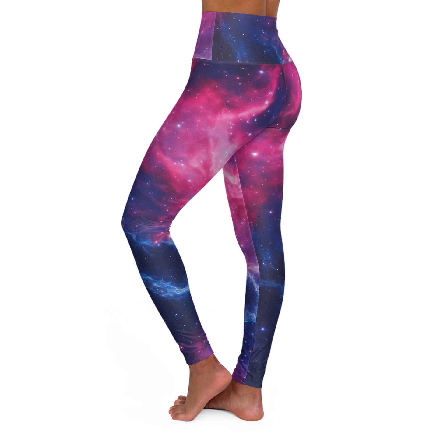Galactic High Waisted Yoga Leggings for Comfort and Style
