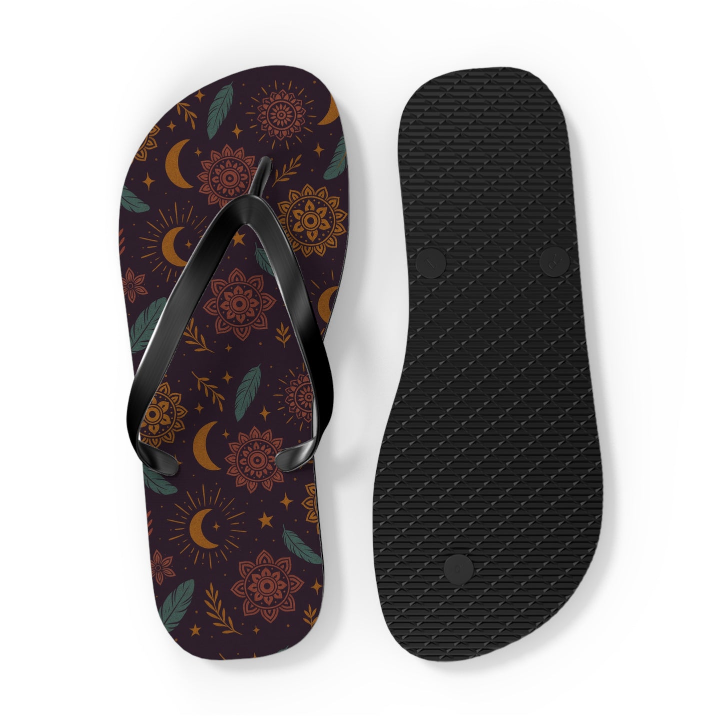 Bohemian Floral Flip Flops - Perfect Summer Footwear