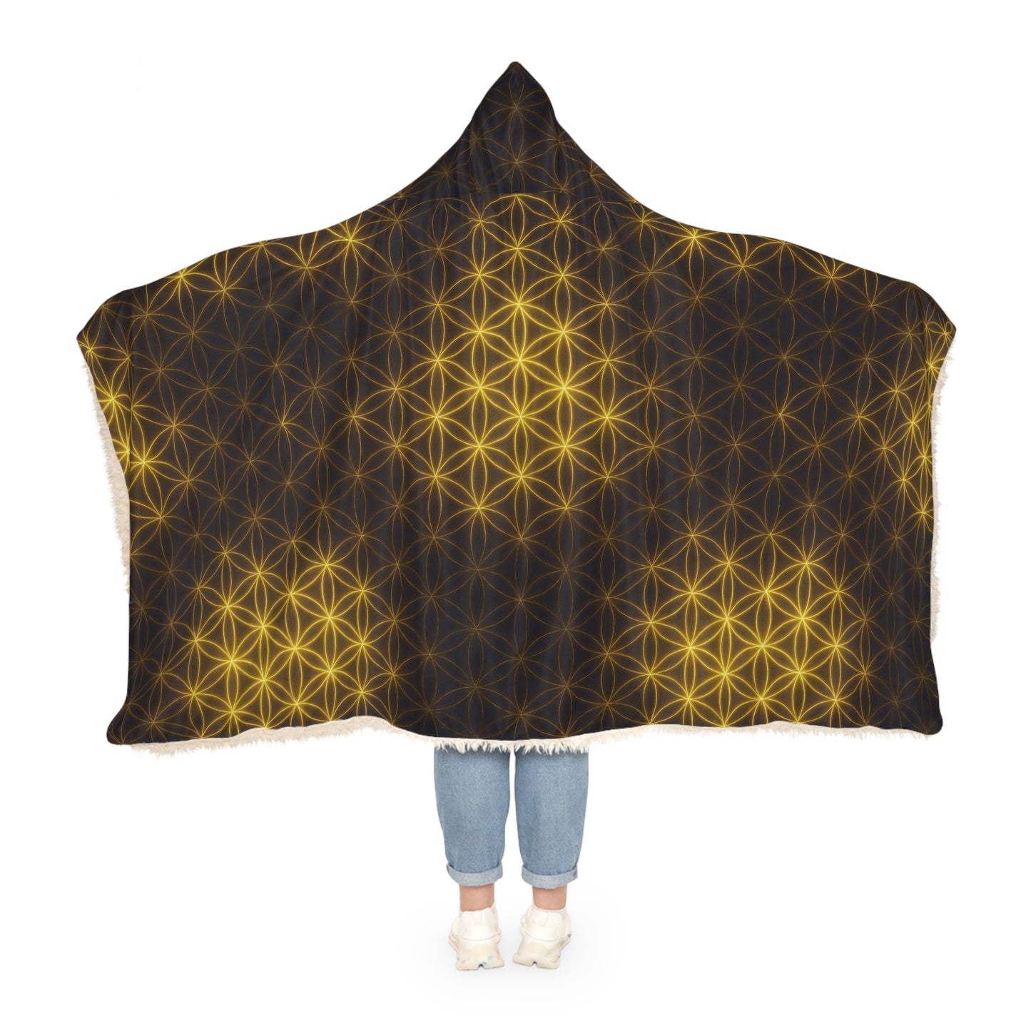 Golden Starburst Snuggle Blanket