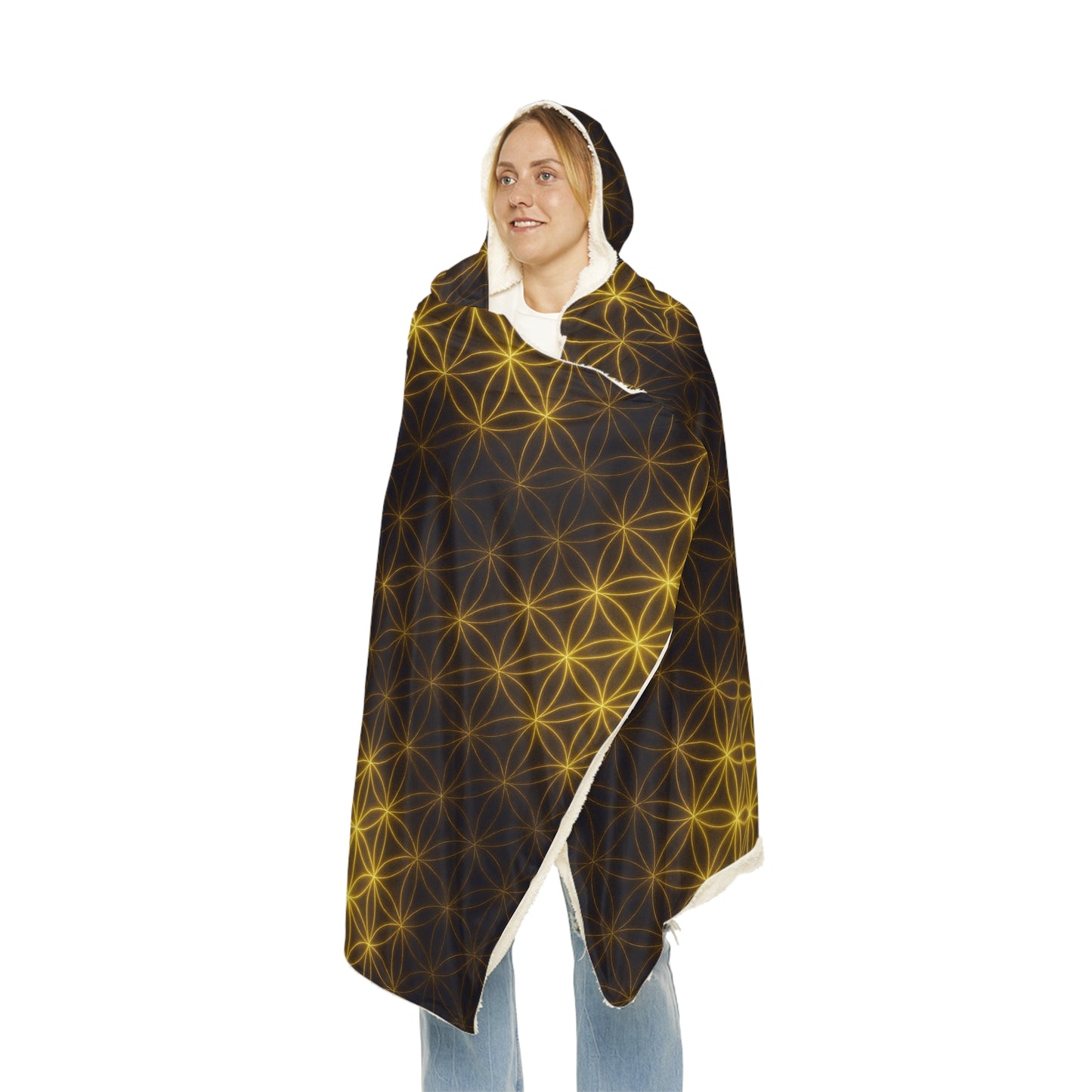 Golden Starburst Snuggle Blanket