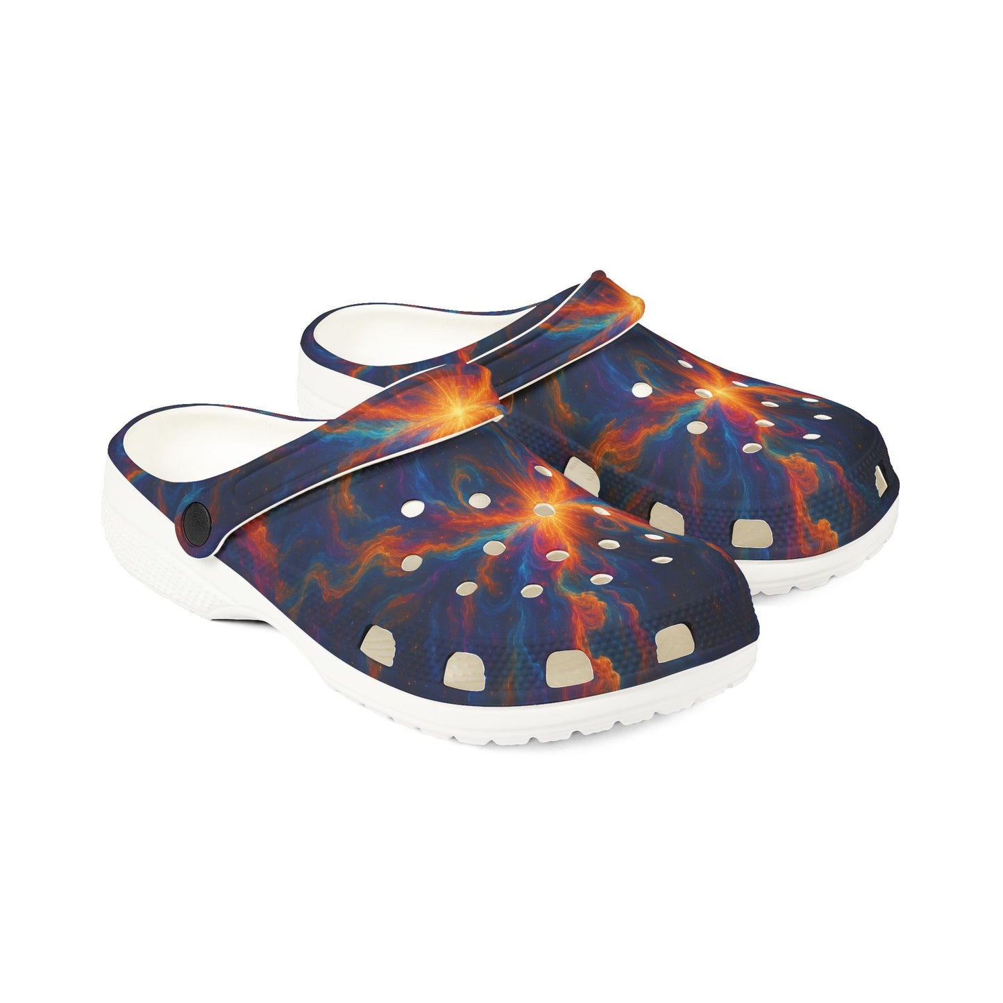 Galaxy-Inspired EVA Foam Rubber Shoes - Comfortable & Trendy Clogs