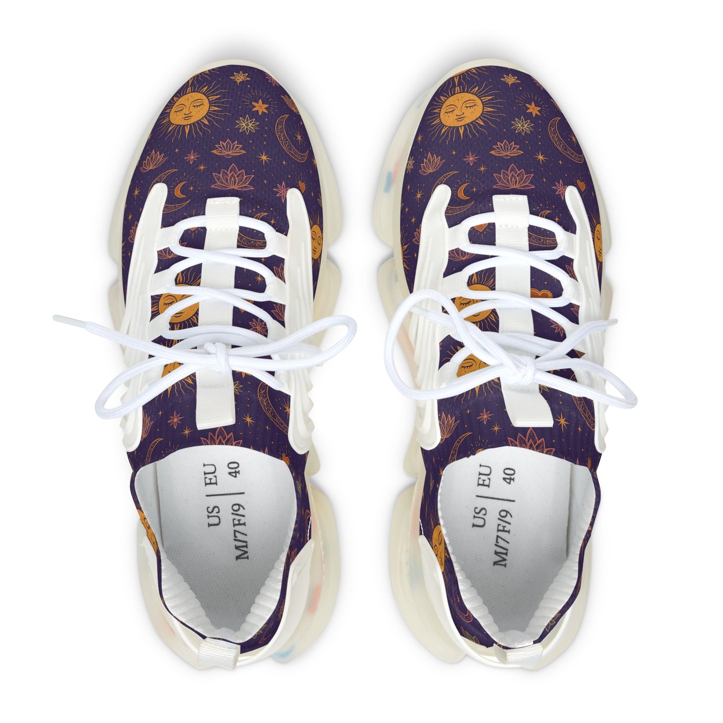 Cosmic Pattern Women's Sports Sneakers – Stylish and Comfortable Mesh Athletic Shoes