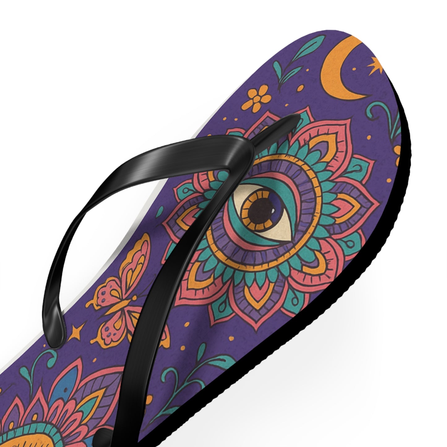 Colorful Bohemian Flip Flops - Eye-Catching Summer Footwear for Festivals and Beach Days