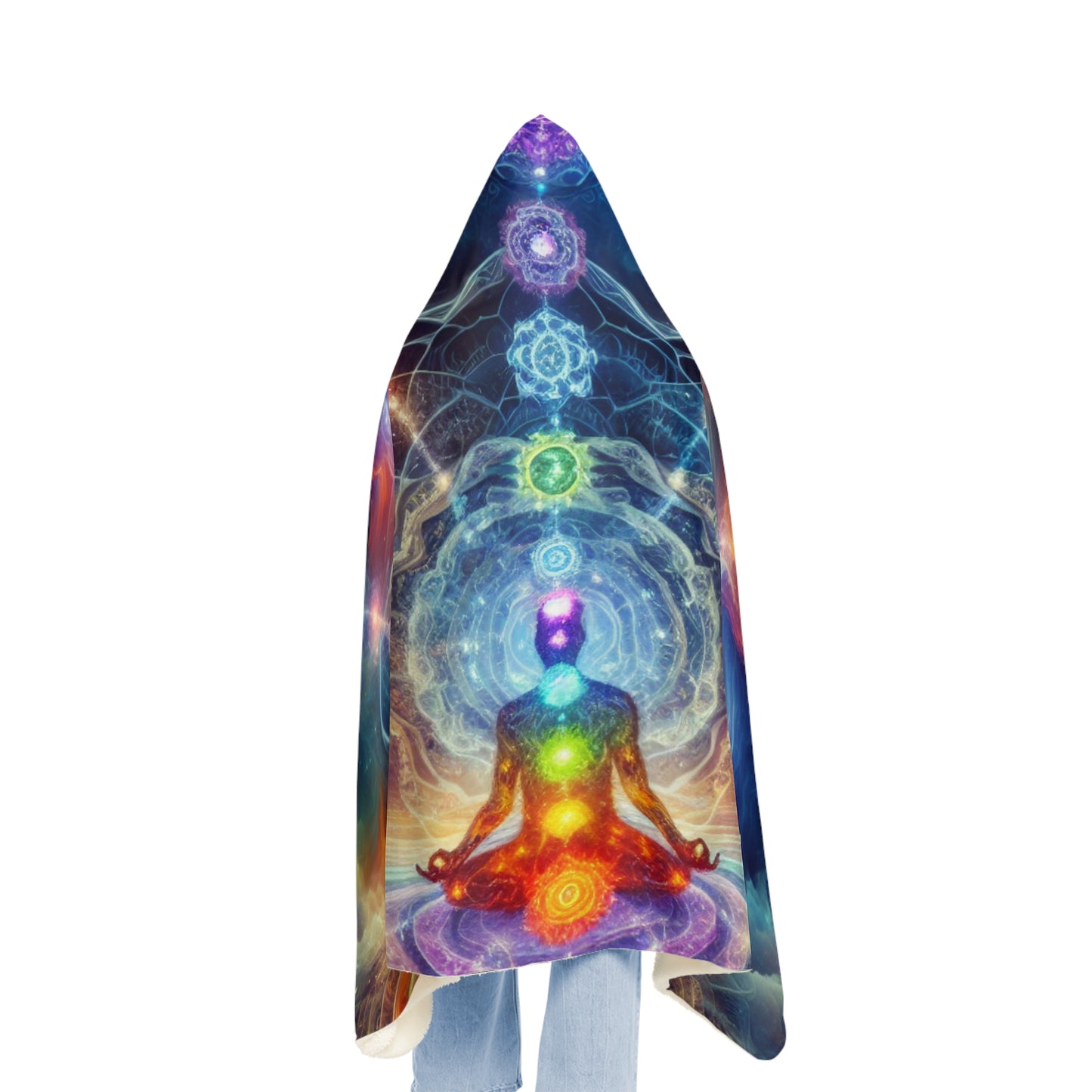 Cosmic Chakra Snuggle Blanket