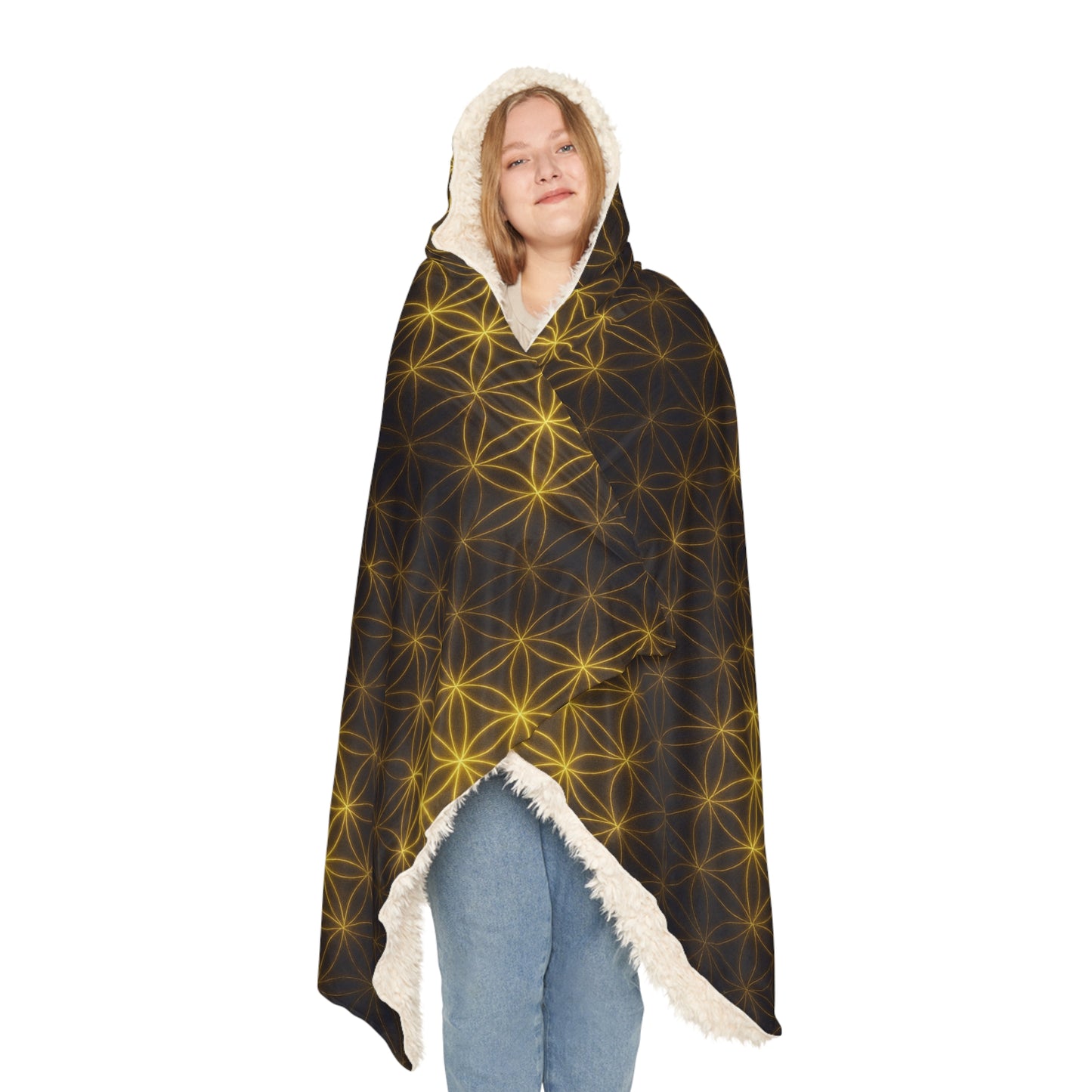 Golden Starburst Snuggle Blanket