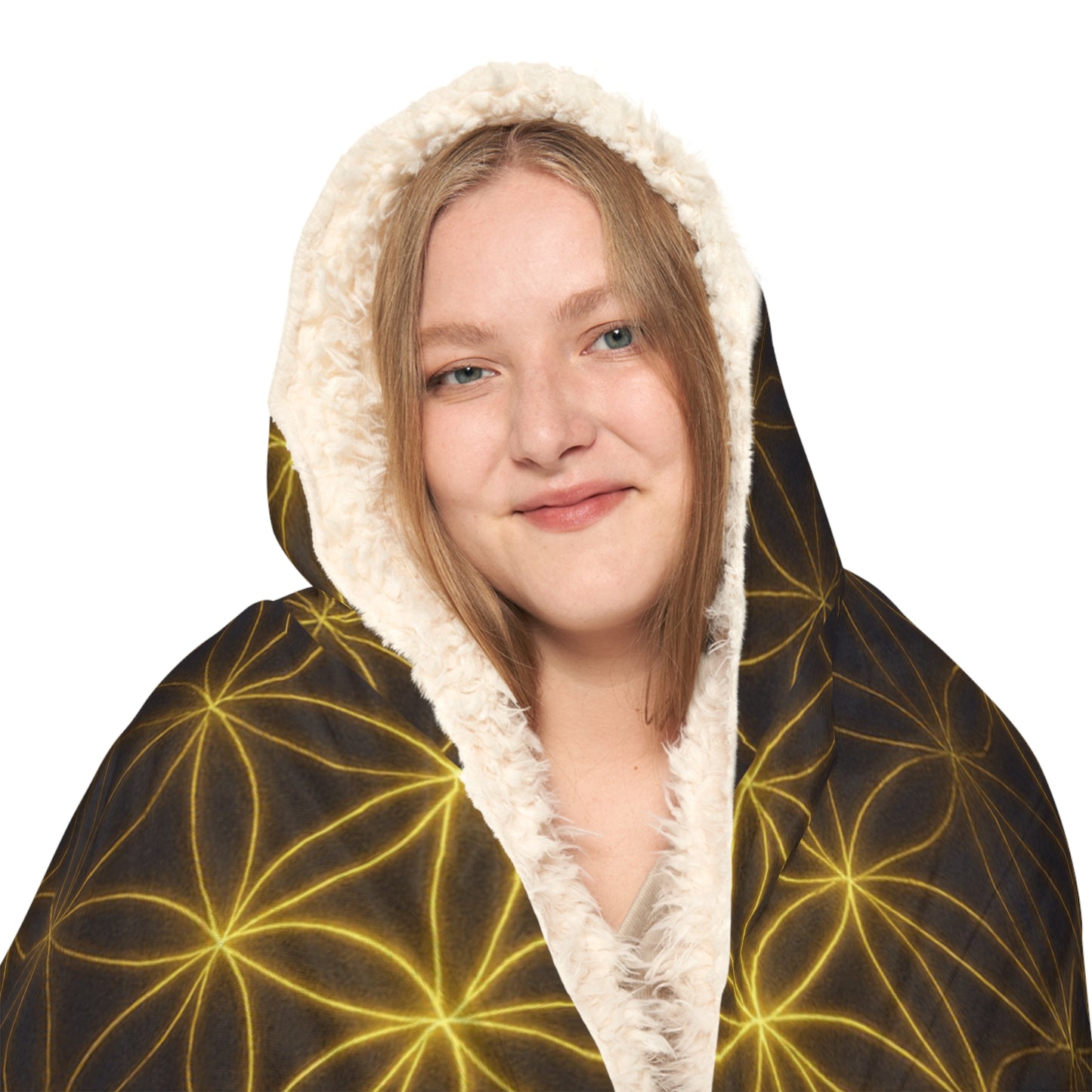 Golden Starburst Snuggle Blanket