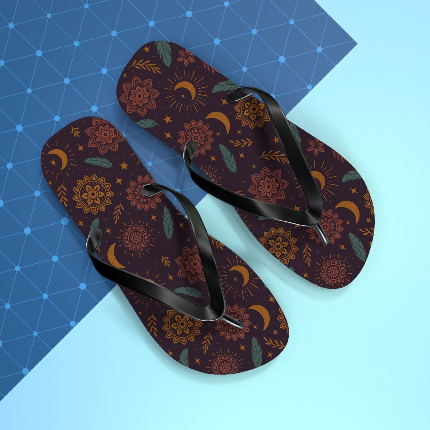 Bohemian Floral Flip Flops - Perfect Summer Footwear