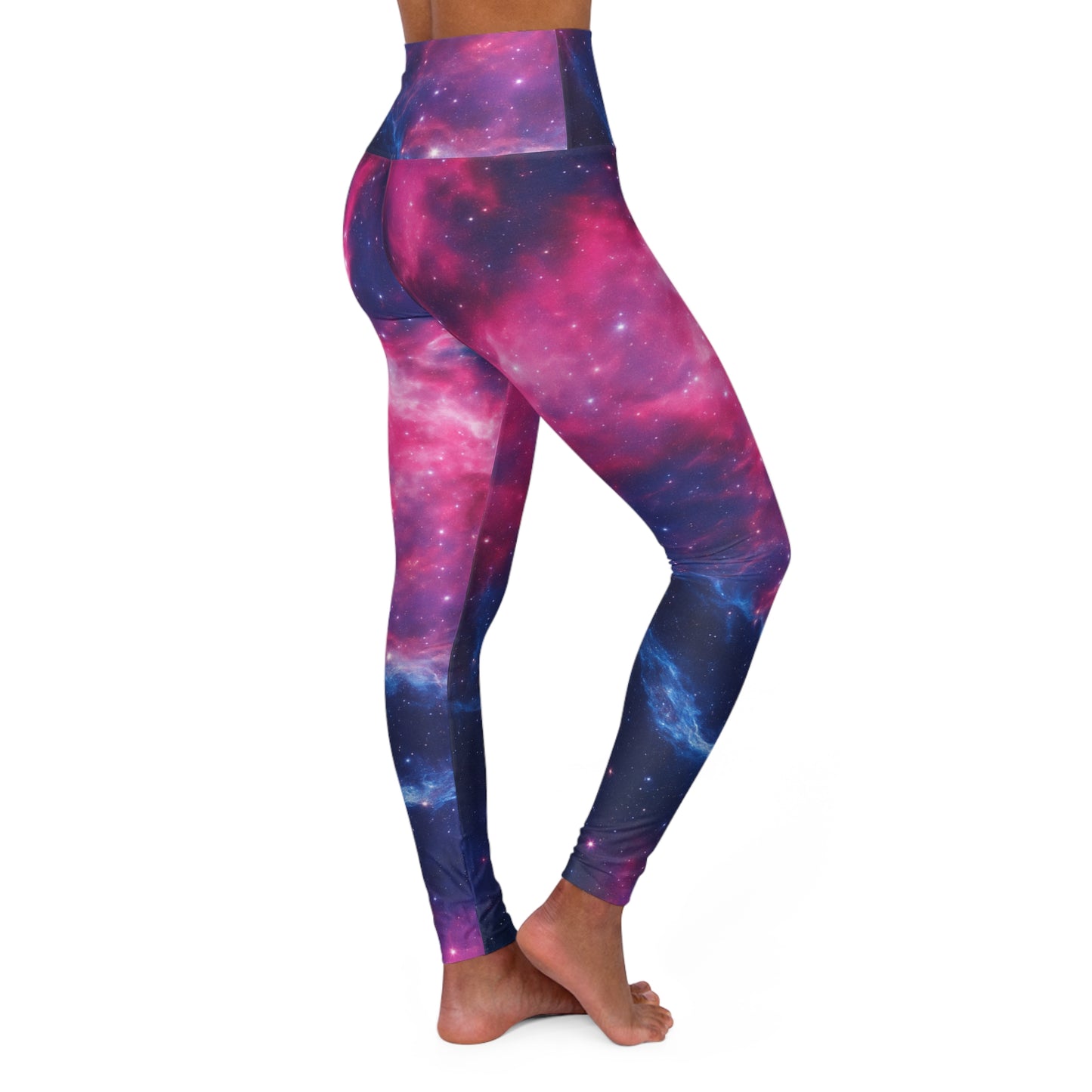 Galactic High Waisted Yoga Leggings for Comfort and Style