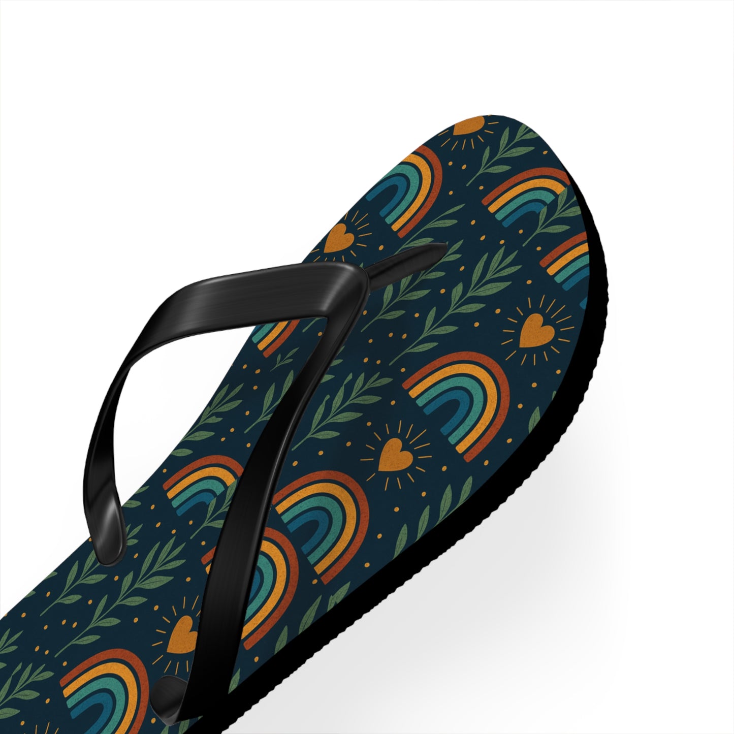 Walk the Path of Positivity with Our Boho Rainbow Flip Flops 🌈✨