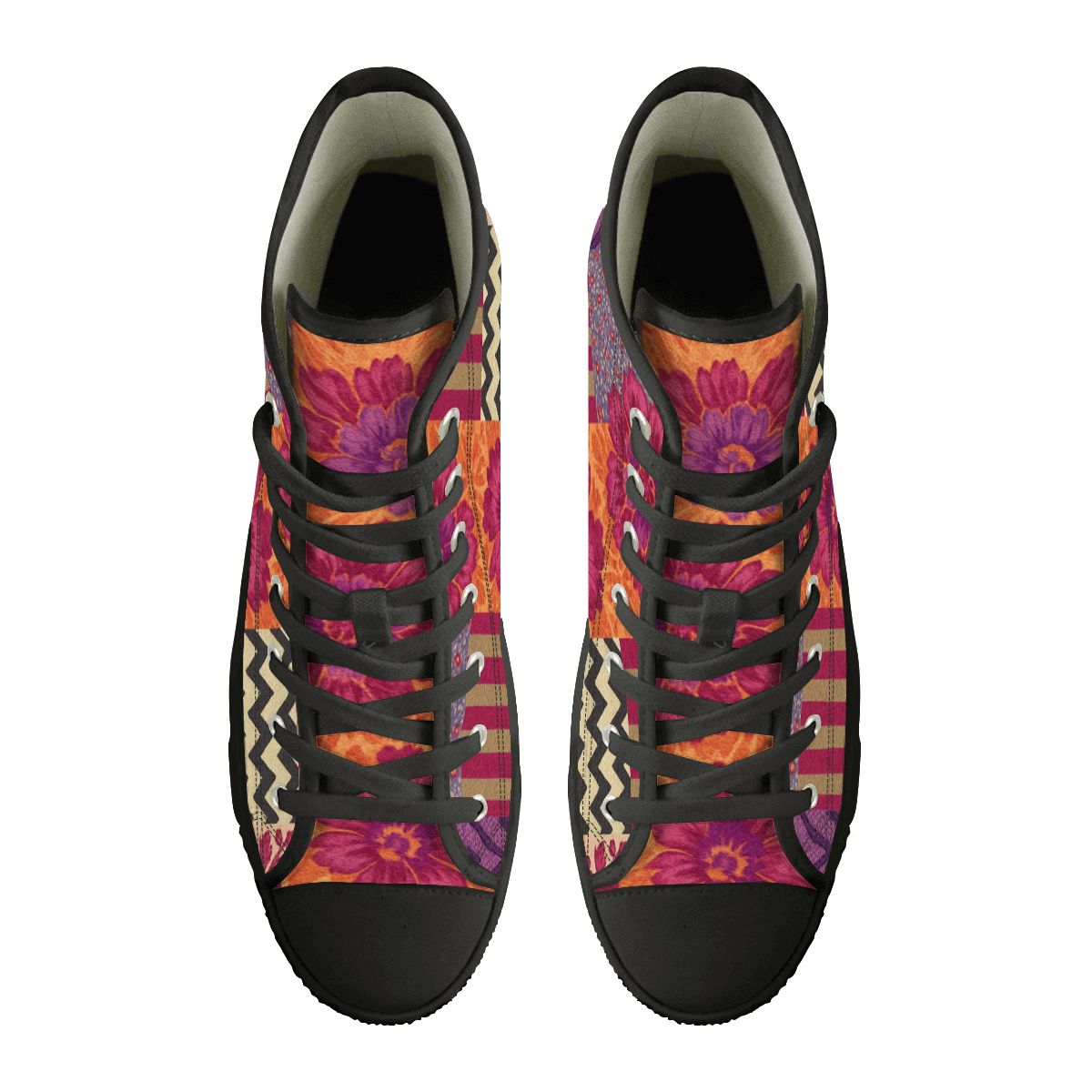 Wildflower Spirit Women's High Top Canvas Shoes