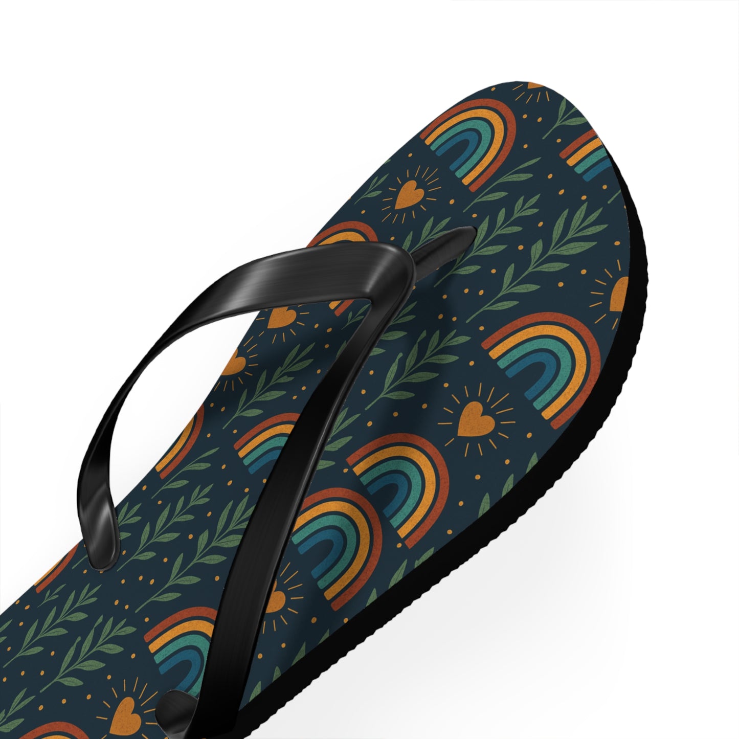 Walk the Path of Positivity with Our Boho Rainbow Flip Flops 🌈✨