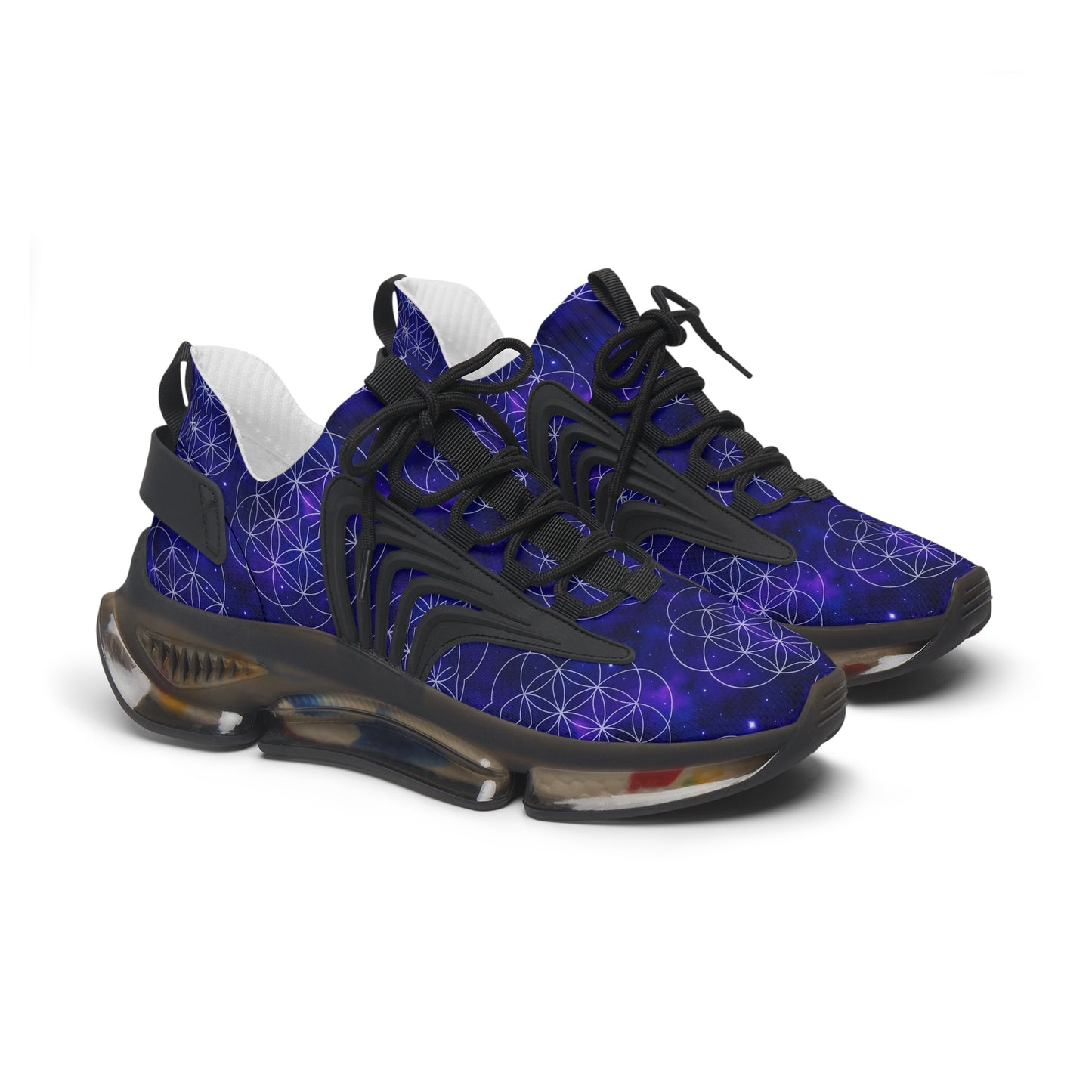 Cosmic Energy Women's Mesh Sneakers - Lightweight Astral Design