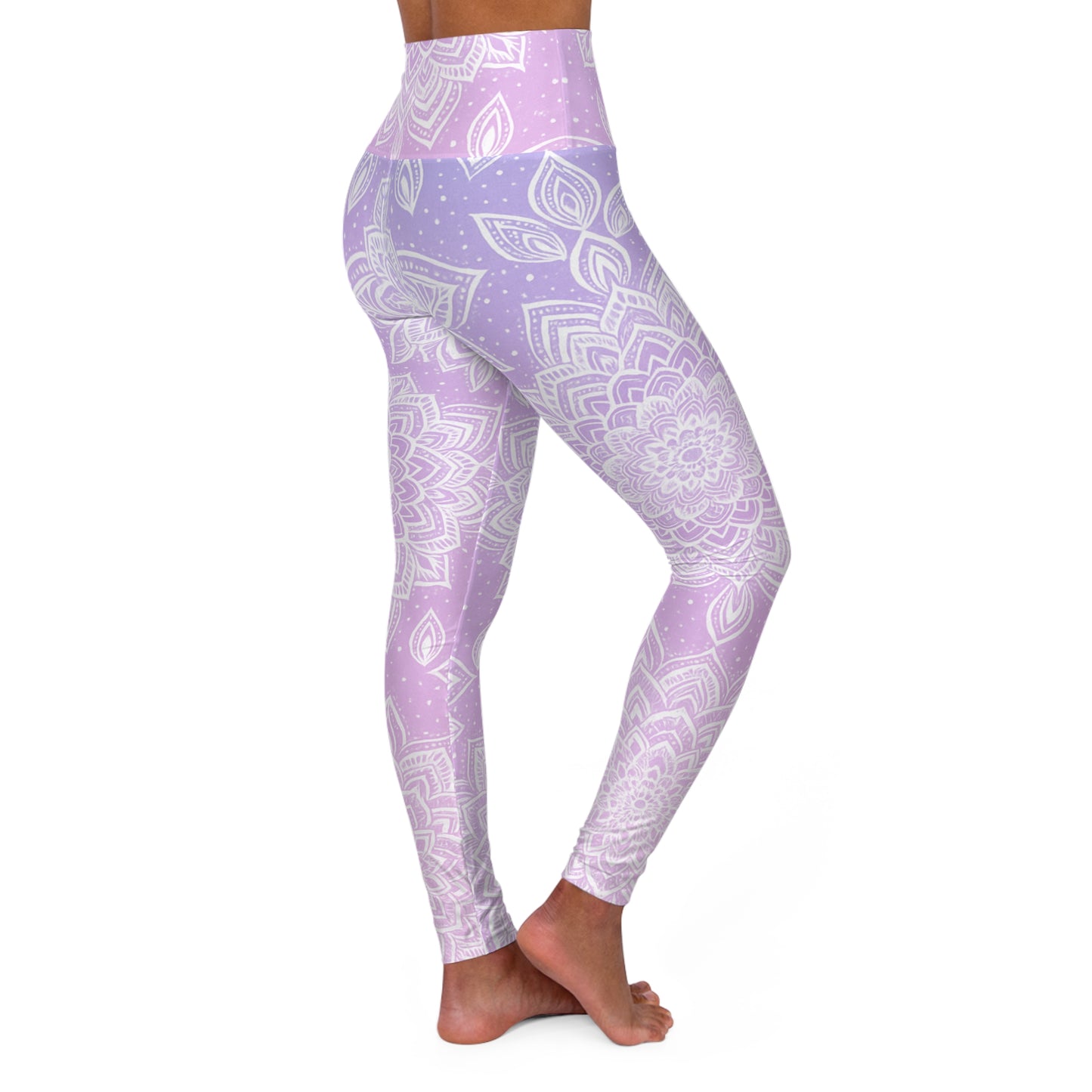 Zen Mandala High Waisted Yoga Leggings - Perfect for Yoga and Meditation