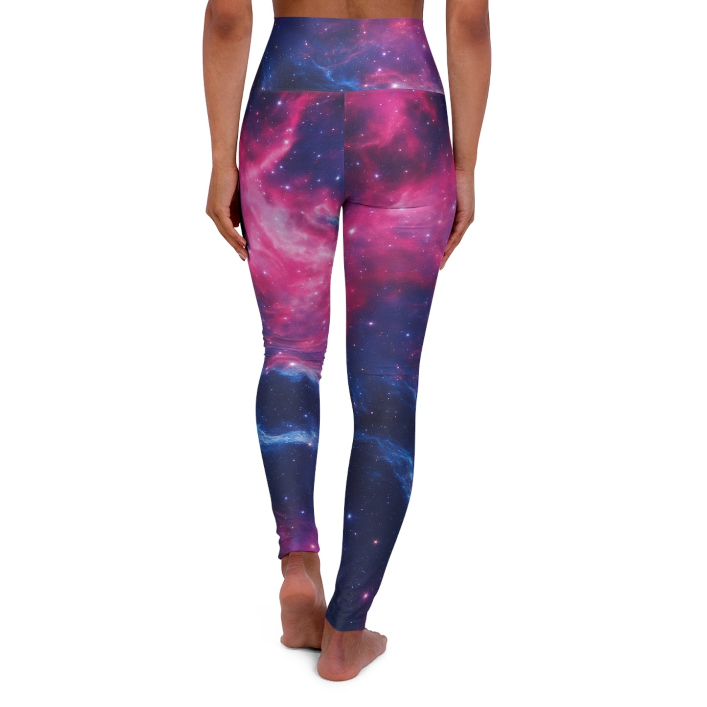 Galactic High Waisted Yoga Leggings for Comfort and Style