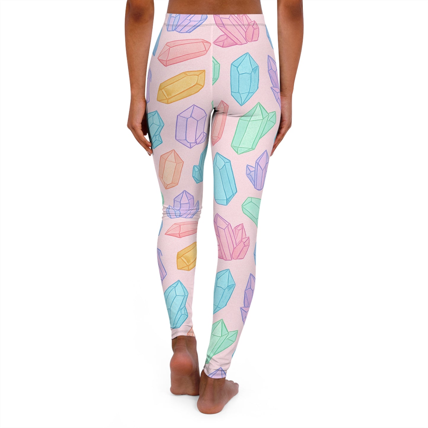 Colorful Crystal Leggings for Women - Stylish Spandex Activewear