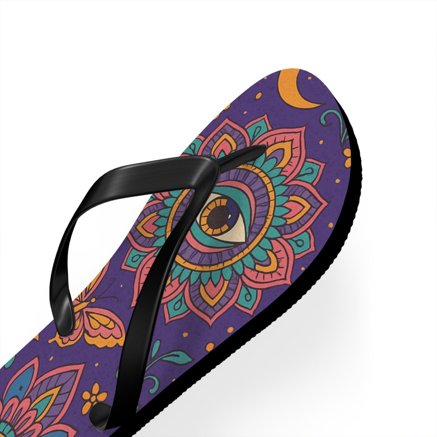 Colorful Bohemian Flip Flops - Eye-Catching Summer Footwear for Festivals and Beach Days