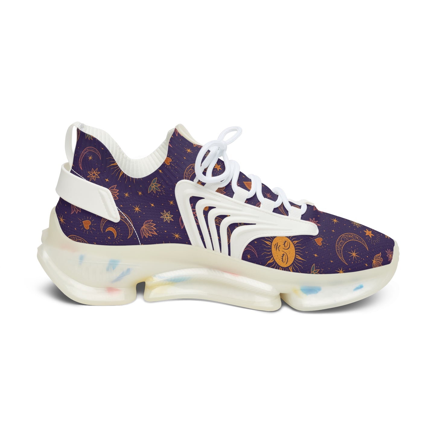 Cosmic Pattern Women's Sports Sneakers – Stylish and Comfortable Mesh Athletic Shoes