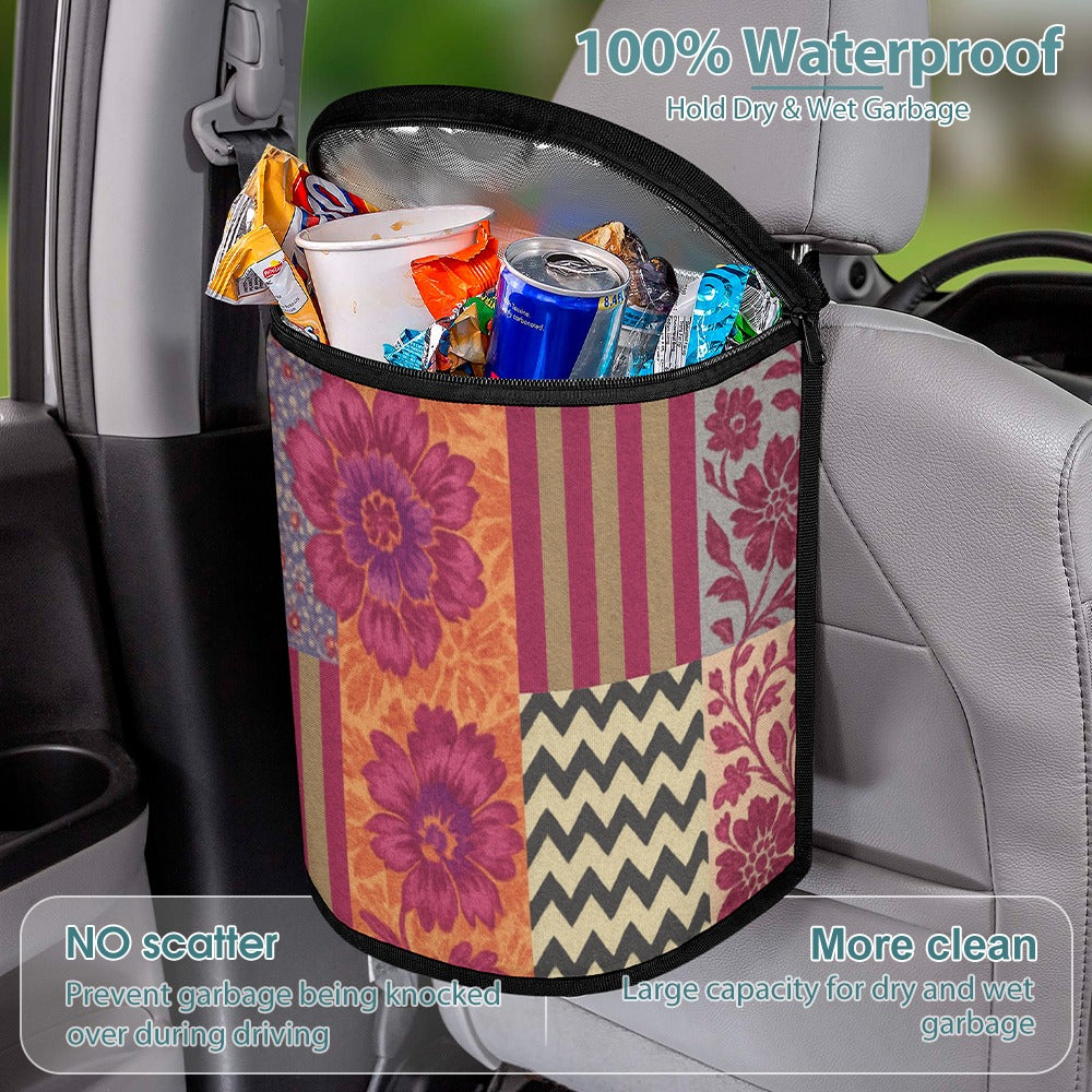 Boho Bliss Car Trash Bag