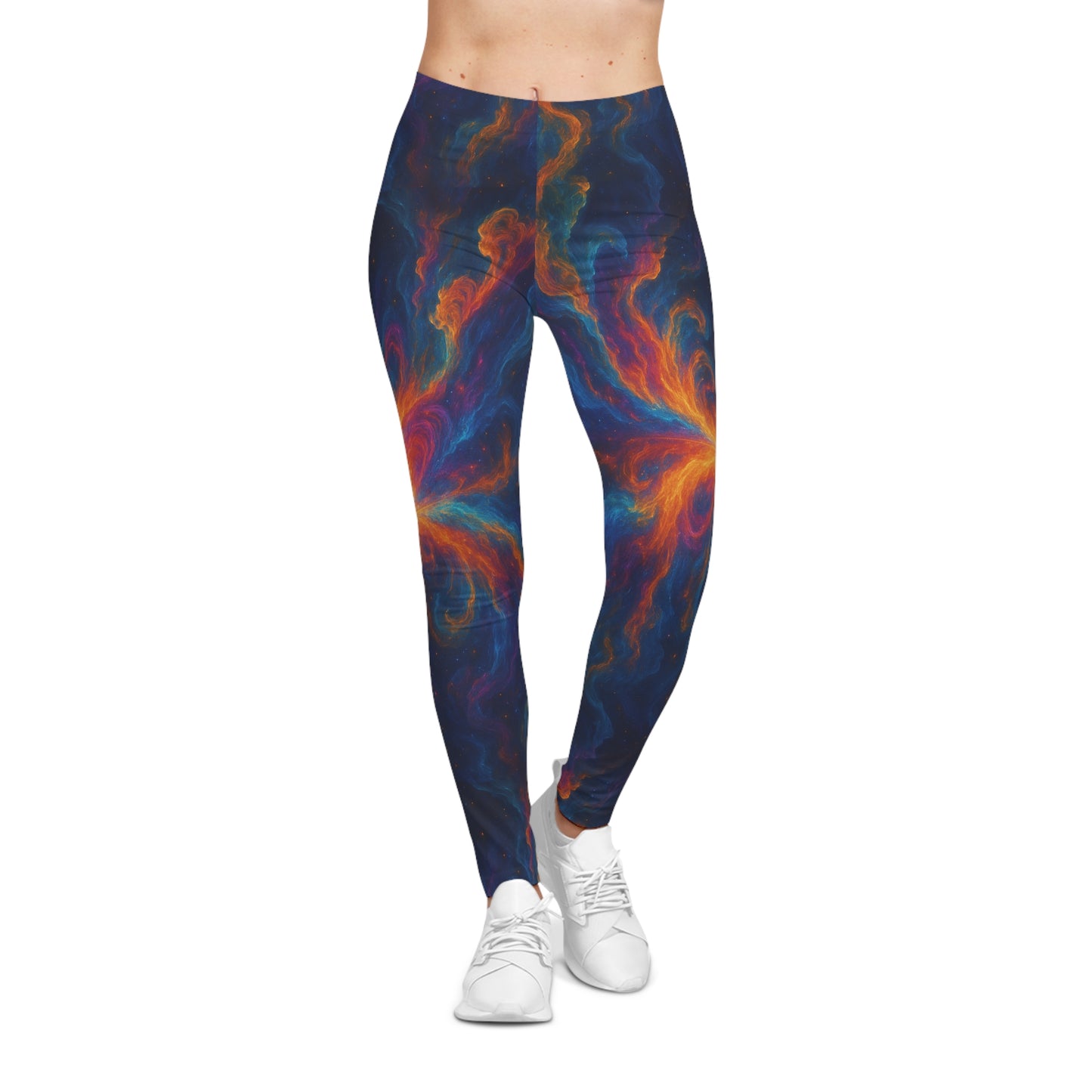 Cosmic Galaxy Women's Casual Leggings - Stylish & Comfortable Activewear