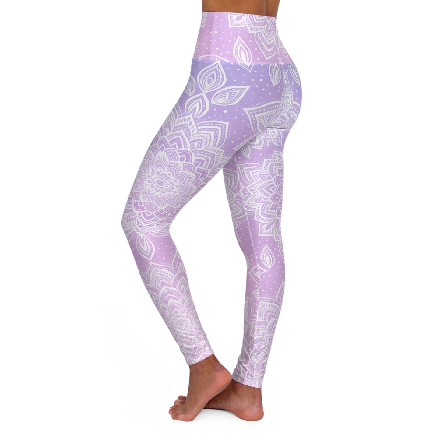 Zen Mandala High Waisted Yoga Leggings - Perfect for Yoga and Meditation