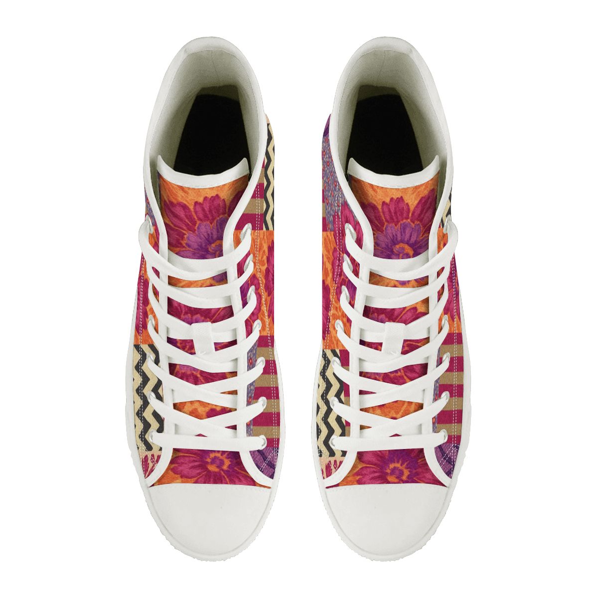 Wildflower Spirit Women's High Top Canvas Shoes
