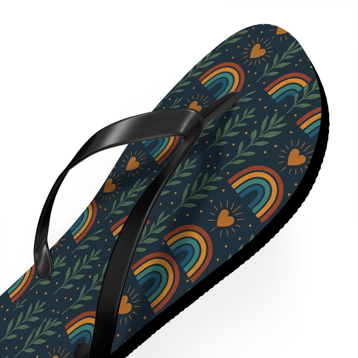 Walk the Path of Positivity with Our Boho Rainbow Flip Flops 🌈✨