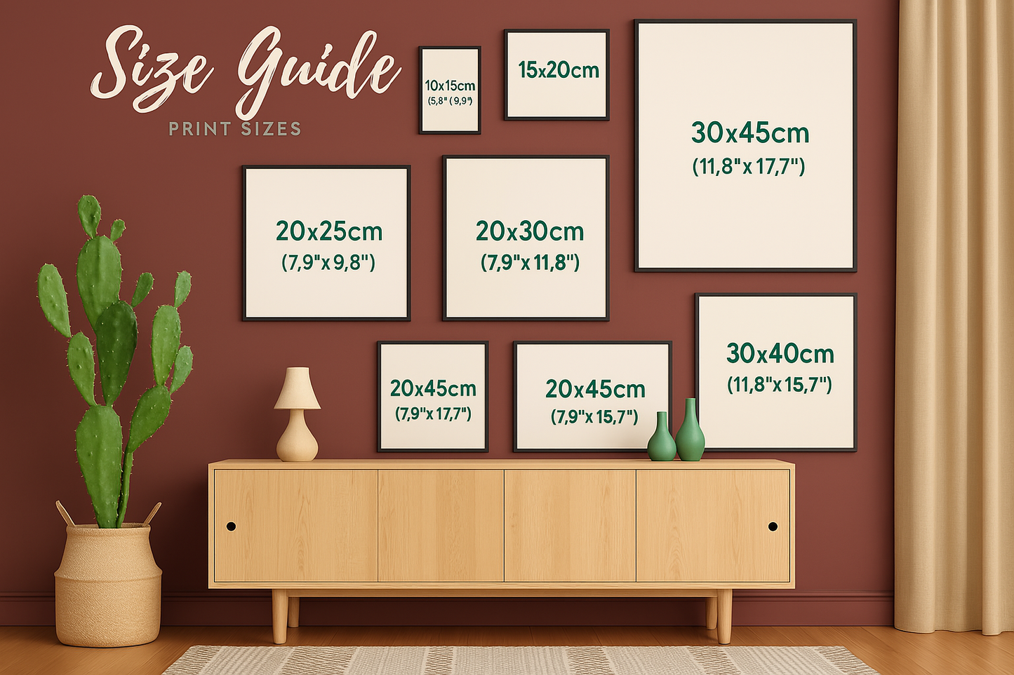 Boho Jungle Queen Framed Canvas Wall Art – Black Frame