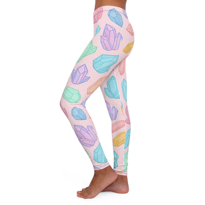 Colorful Crystal Leggings for Women - Stylish Spandex Activewear