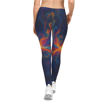 Cosmic Galaxy Women's Casual Leggings - Stylish & Comfortable Activewear