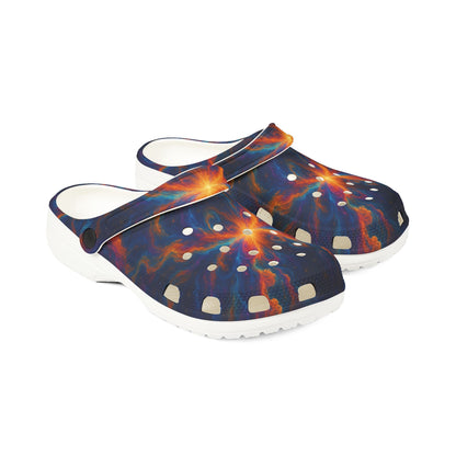 Galaxy-Inspired EVA Foam Rubber Shoes - Comfortable & Trendy Clogs