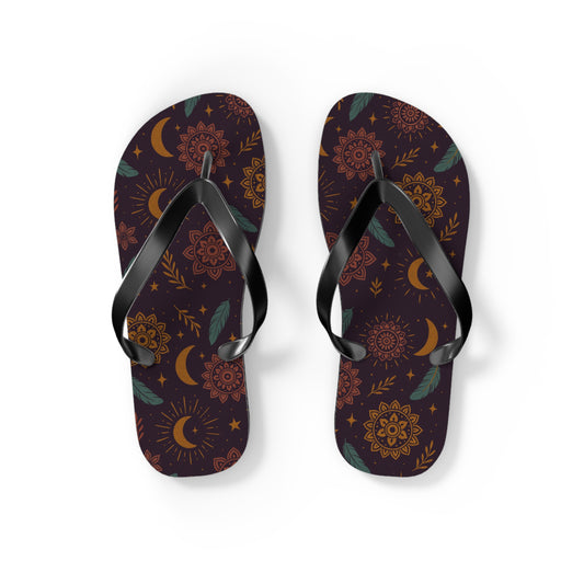 Bohemian Floral Flip Flops - Perfect Summer Footwear