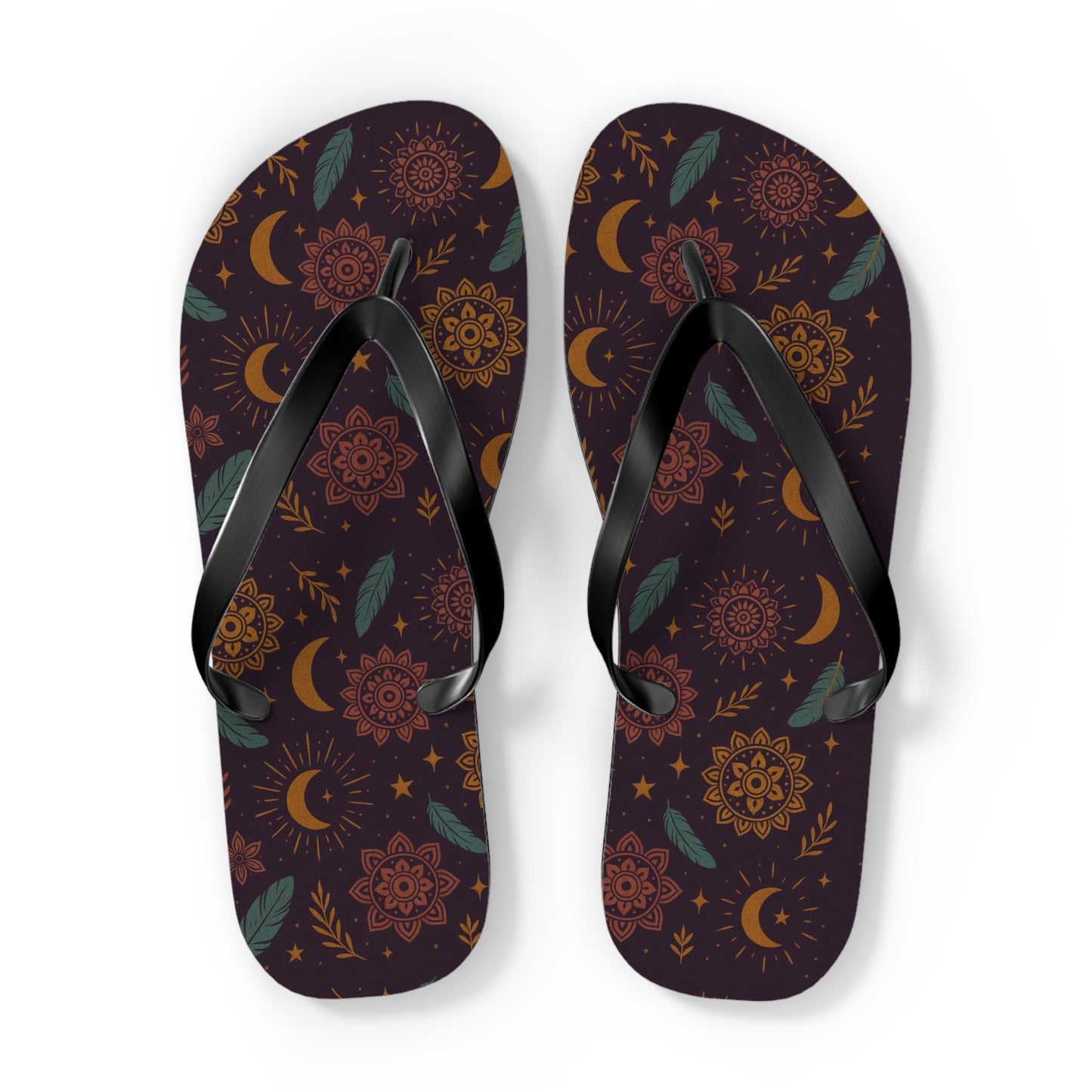 Bohemian Floral Flip Flops - Perfect Summer Footwear