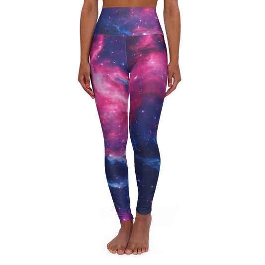 Galactic High Waisted Yoga Leggings for Comfort and Style