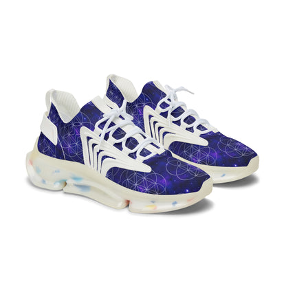 Cosmic Energy Women's Mesh Sneakers - Lightweight Astral Design