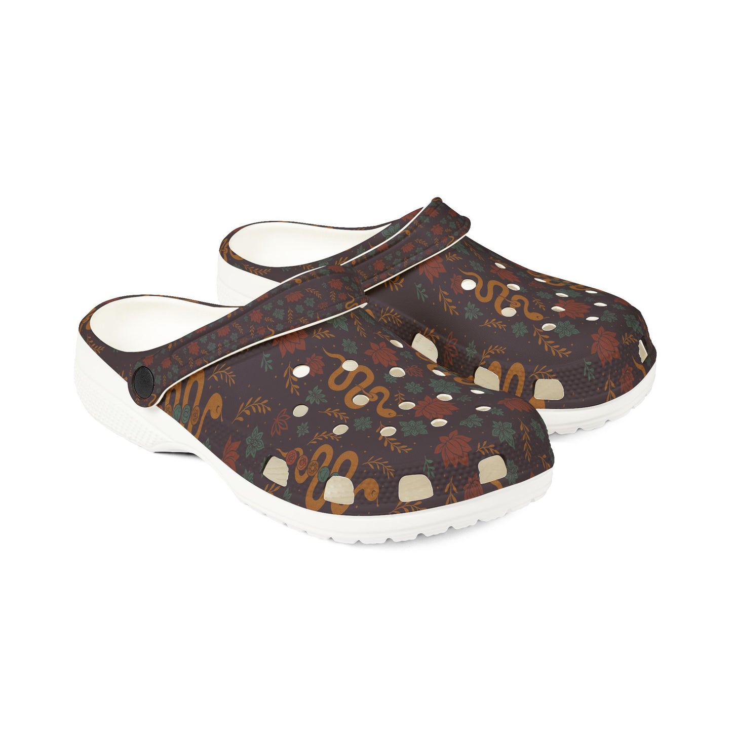 Stylish EVA Foam Rubber Clogs with Colorful Floral Design