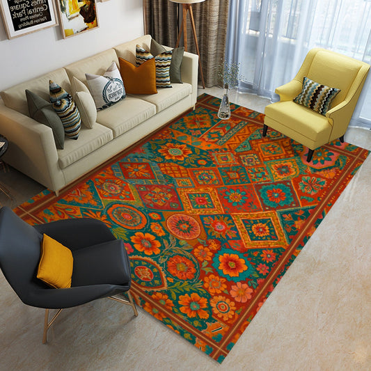 🔥 Boho Bloom Foldable Floor Mat – Maximalist Magic for Your Space
