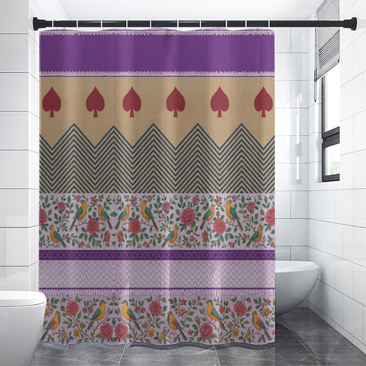 Boho Queen Shower Curtain – A Bold Splash of Bathroom Magic