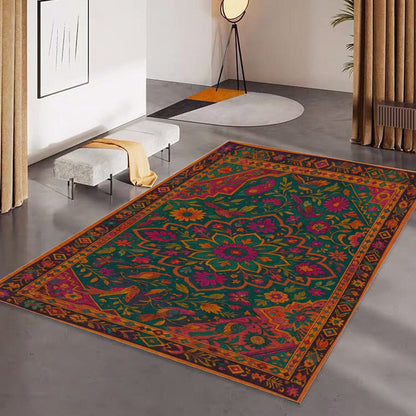 🌺 Boho Bloom Festival Floor Mat – Color-Drenched Comfort for Wild Souls 🌺