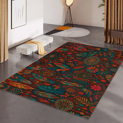 🌟 Boho Festival Mandala Rug – Drench Your Space in Color &amp; Comfort 🌟