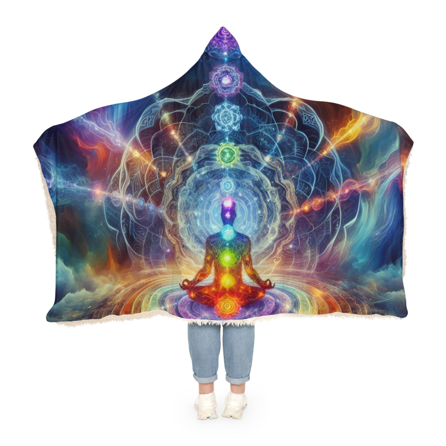 Cosmic Chakra Snuggle Blanket