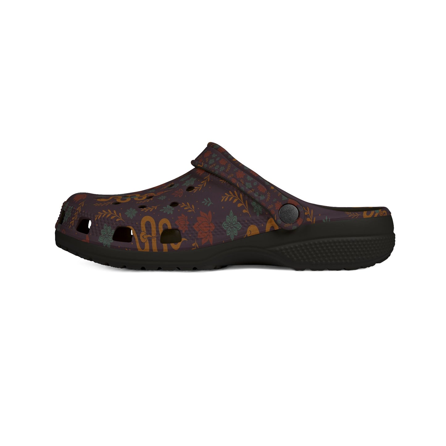 Stylish EVA Foam Rubber Clogs with Colorful Floral Design