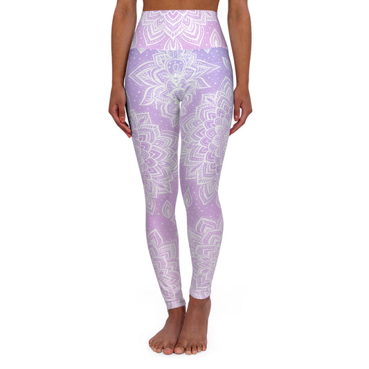 Zen Mandala High Waisted Yoga Leggings - Perfect for Yoga and Meditation
