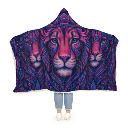 Lion Hooded Snuggle Blanket