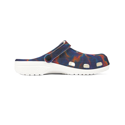 Galaxy-Inspired EVA Foam Rubber Shoes - Comfortable & Trendy Clogs