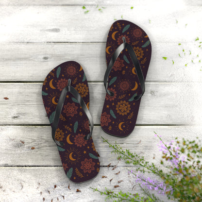 Bohemian Floral Flip Flops - Perfect Summer Footwear