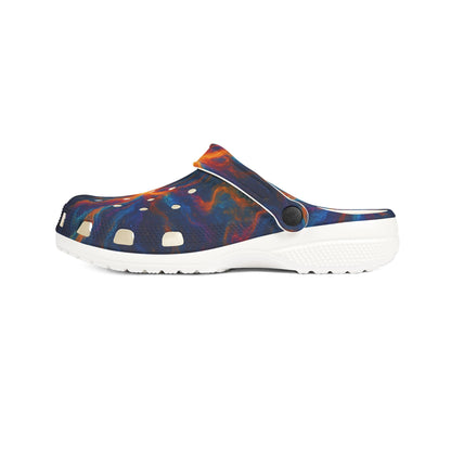 Galaxy-Inspired EVA Foam Rubber Shoes - Comfortable & Trendy Clogs
