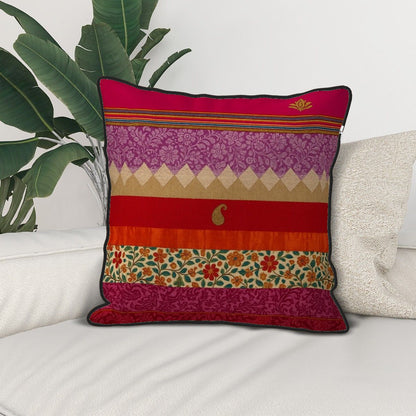 🌸 Boho Velvet Dreams Pillow Cover – Double-Sided Design, Soft Velvet Luxury