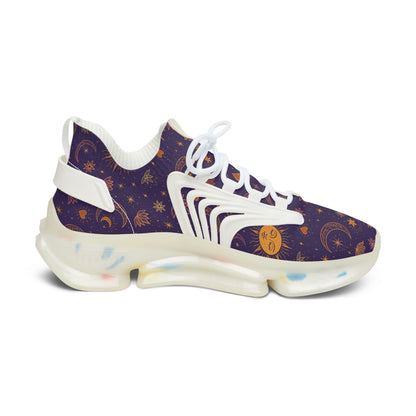 Cosmic Pattern Women's Sports Sneakers – Stylish and Comfortable Mesh Athletic Shoes