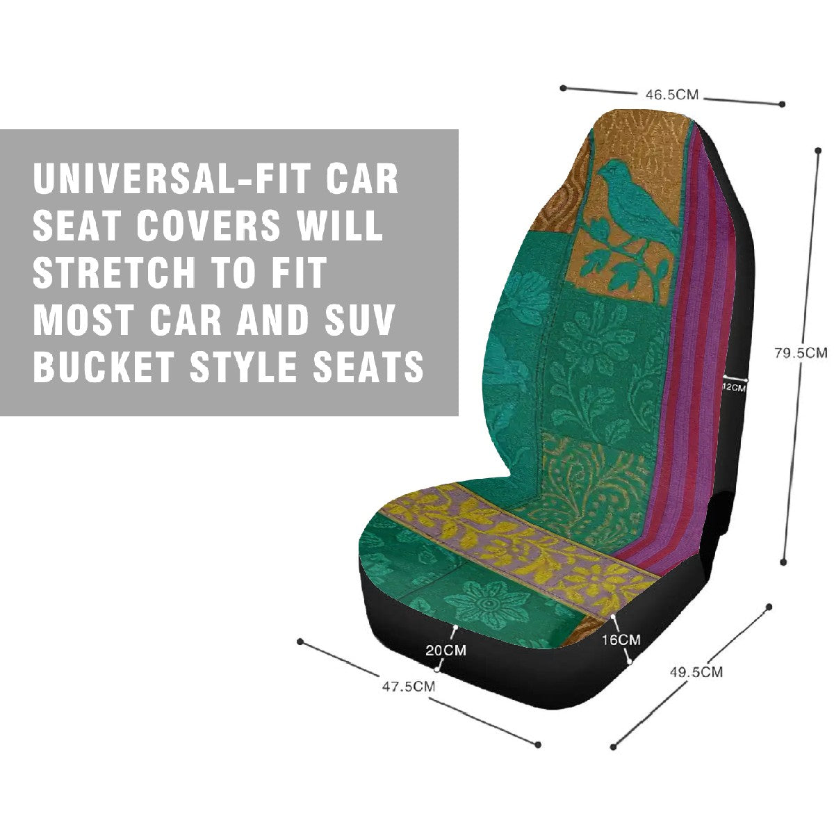 Boho Spirit Car Seat Covers – Full Set